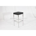 Stainless Steel Lab Chair Knoll style leather bar chair Factory